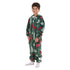 Snuggs Kids Blanket Onesie Green Christmas Deer